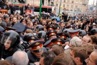 31 августа. Триумфальная площадь. Москва.